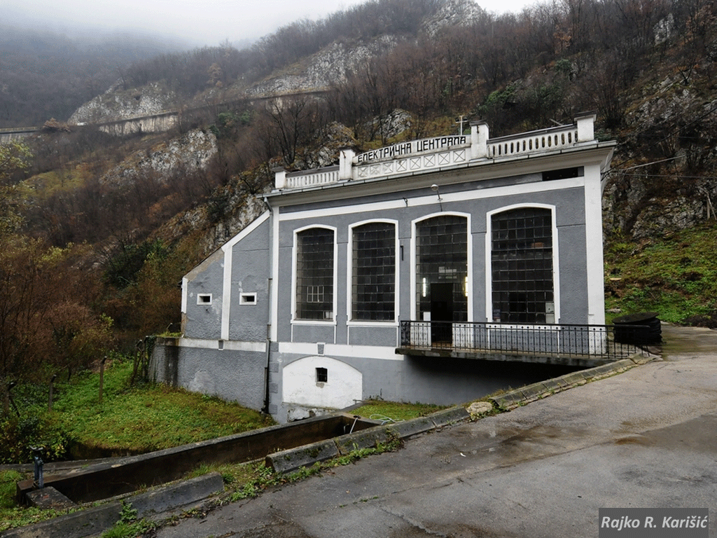 MHE Turica - Velika brana u kanjonu reke Đetine Užice